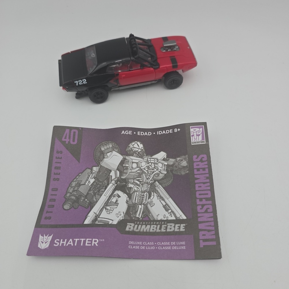 Transformers Studio Series 40 Shatter Deluxe Class Complete w/ Instructions Bumb